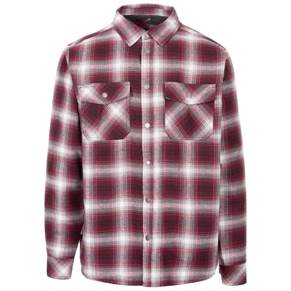 Trespass Mens Collared Shirt / Merlot